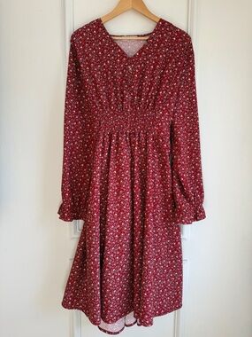 Floral cottagecore dress